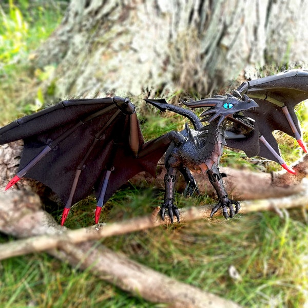 Imprimé 3D Articulé Dragon Seven BJD Articulé À Rotation Médiéval