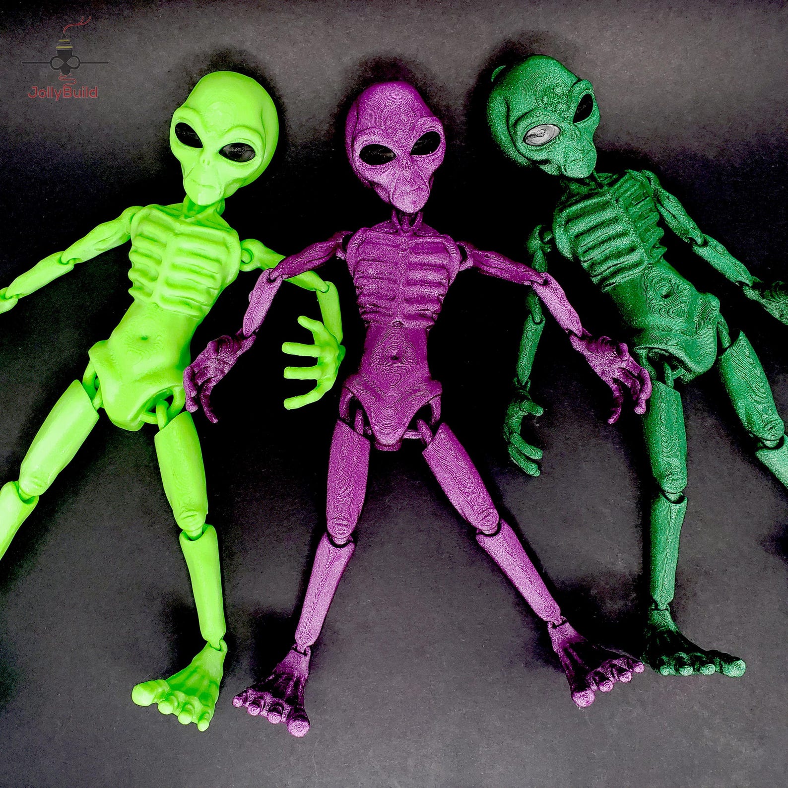 Flexi Alien Articulated Fidget Sensory Desk Buddy - Etsy