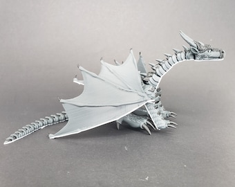 Wings of Fire inspired NIGHTWING 3D-Printed Flexible Dragon