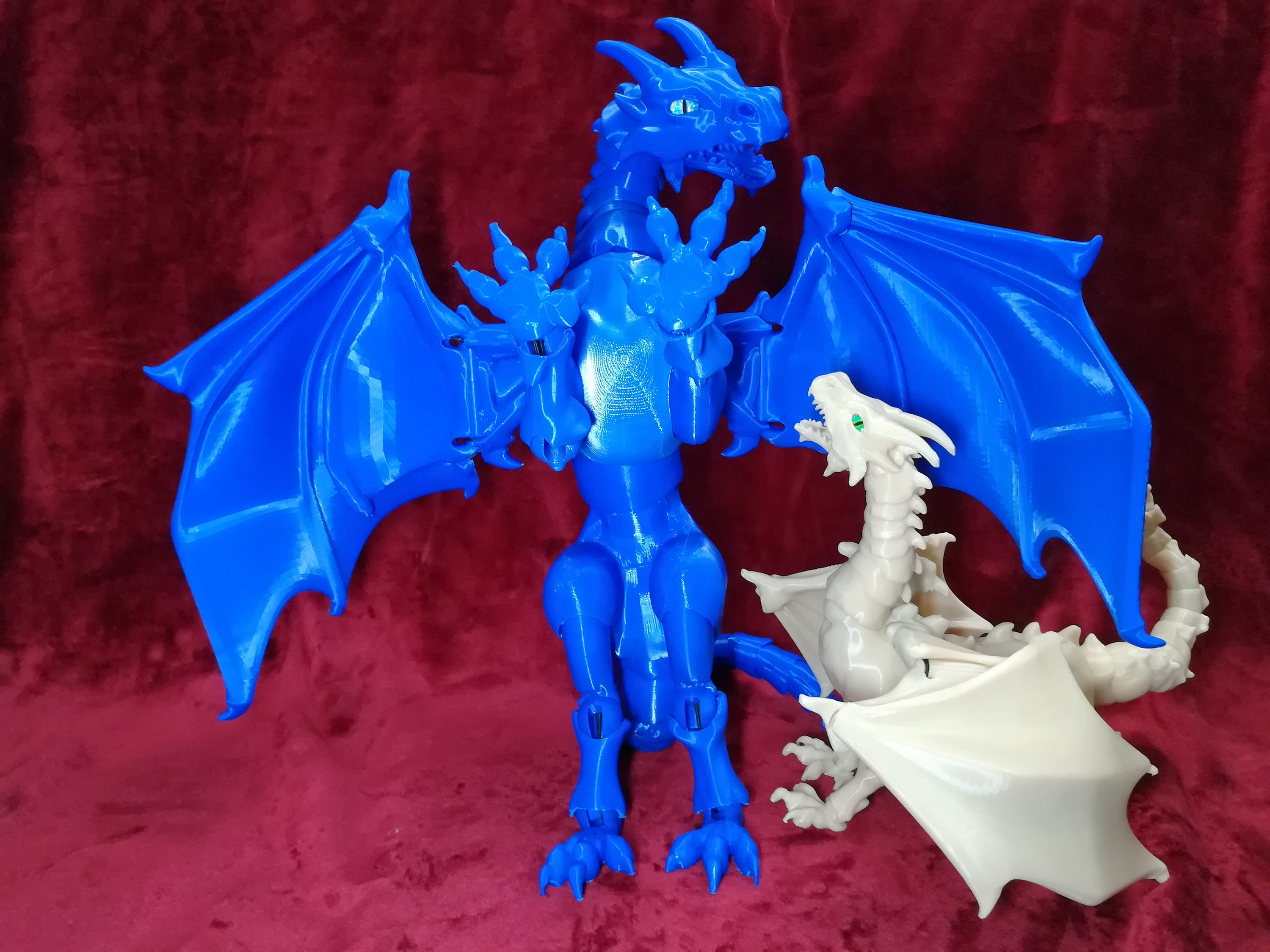 3d Printed Articulated Dragon Seven BJD Ball Jointed Medieval 