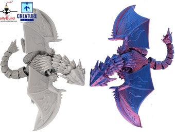Whelp Rathalos Inspired 3d Printed Flexi Dragon