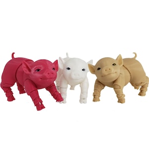 Ball Jointed Pig BJD Articulated Lucky Pig
