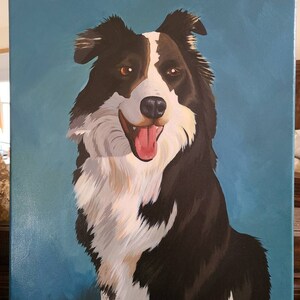 Retrato de perro personalizado