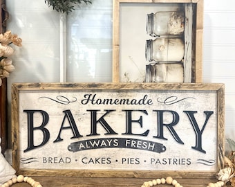 farmhouse kitchen sign bakery kitchen sign gift for bakers