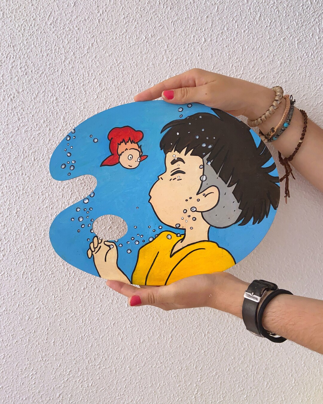 Oil Palette Ponyo Ghibli - Etsy