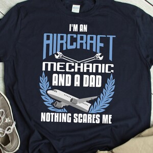 Aircraft Mechanic Dad Shirt Father Aircraft Mechanic Gift Aircraft Technician Plane Mechanic TShirt for Dad Fixing Airplanes T Shirt