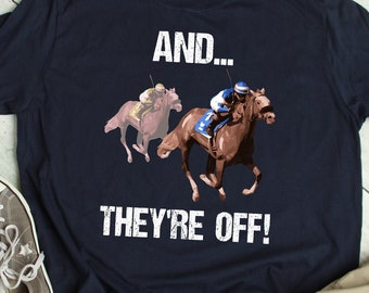 Horse Racing Shirt Funny Horse Racing T Shirt Horse Race Track T-Shirt Horse Racing Gift Horse Betting Horse Race Lover Horse Track Gift
