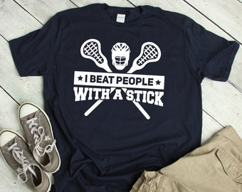 Funny Lacrosse Shirt - Lacrosse Gift - Lacrosse Player Shirt - Lacrosse TShirt - I Love Lacrosse T-Shirt