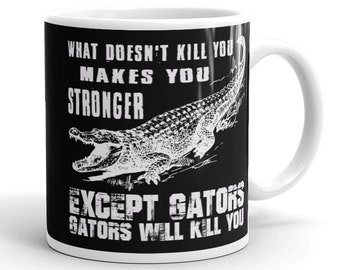 Lustige Alligator Kaffeetasse: Sarkastisches Alligator Geschenk