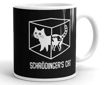 Schrodingers Cat Mug Schrödingers Cat Mug Funny Physics Mug Physics Gift Funny Physicist Mug Funny Physicist Gift Schrodinger's Cat