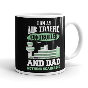 Air Traffic Controller Dad Gift Funny Father ATC Mug Humor Air Traffic Control Father&#39;s Day Gift ATC Dad Coffee Mug ATC Dad Gift