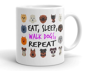 Dog Walker Gift Dog Walker Mug Dog Walking Gift Dog Walking Mug Walking Dogs Dogwalker Mug Love Walking Dogs Coffee Mug