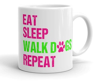 Dog Walker Mug Dog Walker Gift Dog Walking Gift Dog Walking Mug Walking Dogs Dogwalker Love Walking Dogs Coffee Mug Gift