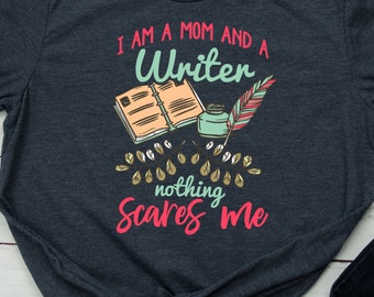 Escritora Mamá Camisa Escritora divertida Camiseta para mamá Broma Escritura Autor Mamá Camisa Escritora Regalo para mamá Autor Regalo para madre Escritora Madre Camisa