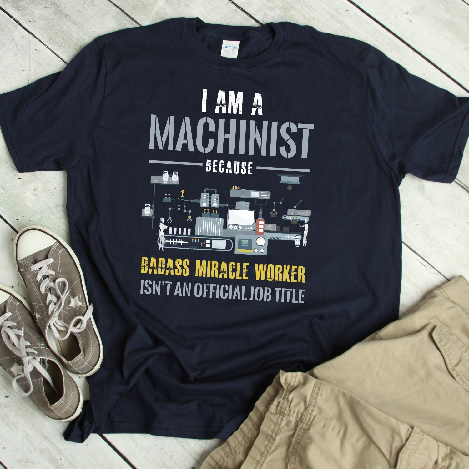 Machinist Tshirt Funny Machinist Gift Joke CNC Operator Shirt