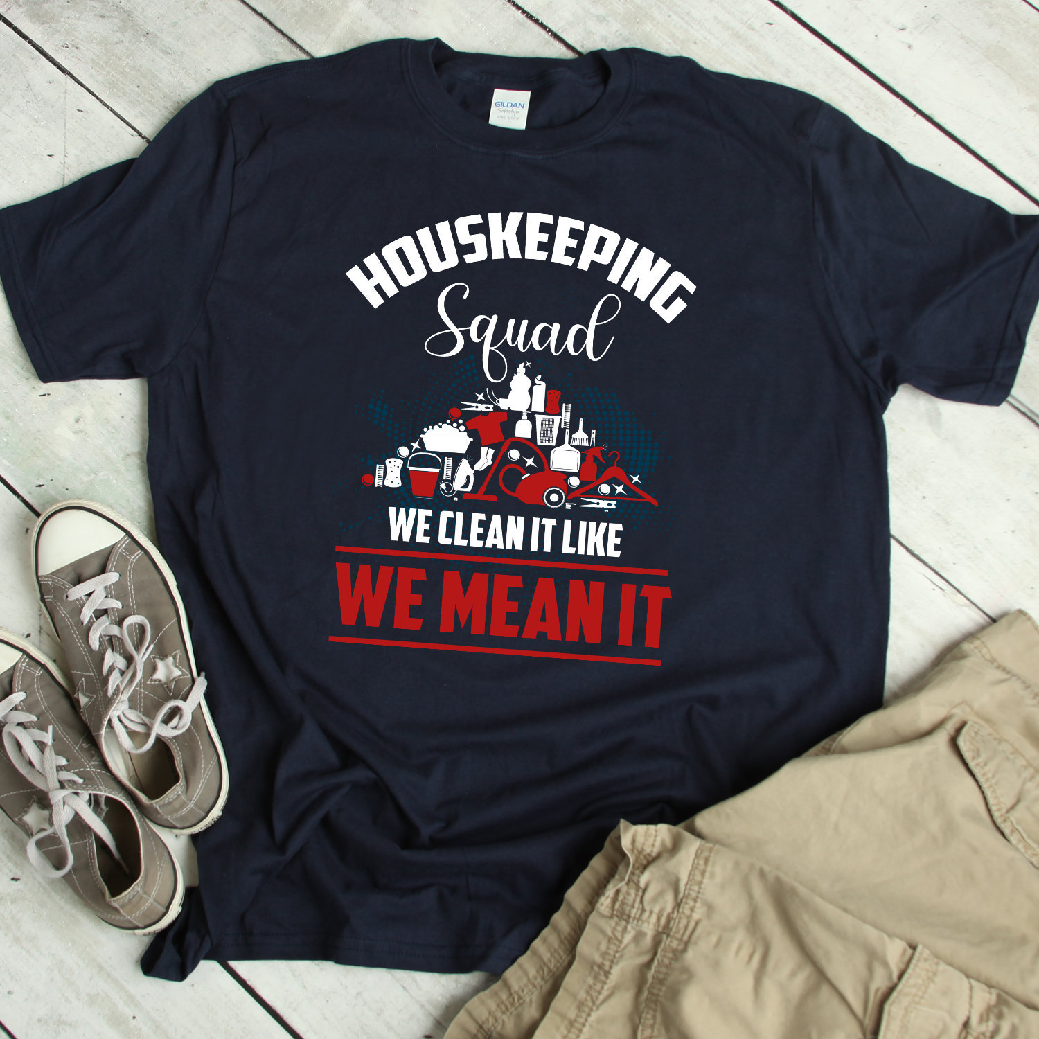 Housekeeping Shirt Funny Housekeeper Gift T-Shirt Housekeeping T Shirt Professional Cleaner Shirt Housekeeping Crew Housekeeping Team Gift