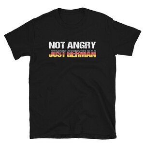 Rolig tysk T-shirt Humor Tyska T-shirts Rolig Arg Tyska T-shirt Tyska Ordspråk Tyska Citat Tyska Skämt bild 2