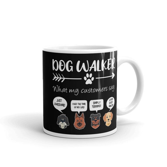 Dog Walker Mug Funny Dog Walker Gift Walking Dogs Coffee Mug Humor Dog Face Best Dog Walker Gift Dogwalker Mug Etsy Canada