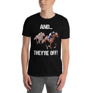 Horse Racing Shirt Funny Horse Racing T Shirt Horse Race Track T-Shirt Horse Racing Gift Horse Betting Horse Race Lover Horse Track Gift image 3