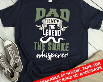 Snake Shirt for Dad Snake Gift Father's Day Snake Lover TShirt Snake Lover Gift for Dad Funny Herpetology T Shirt Father Herpetologist