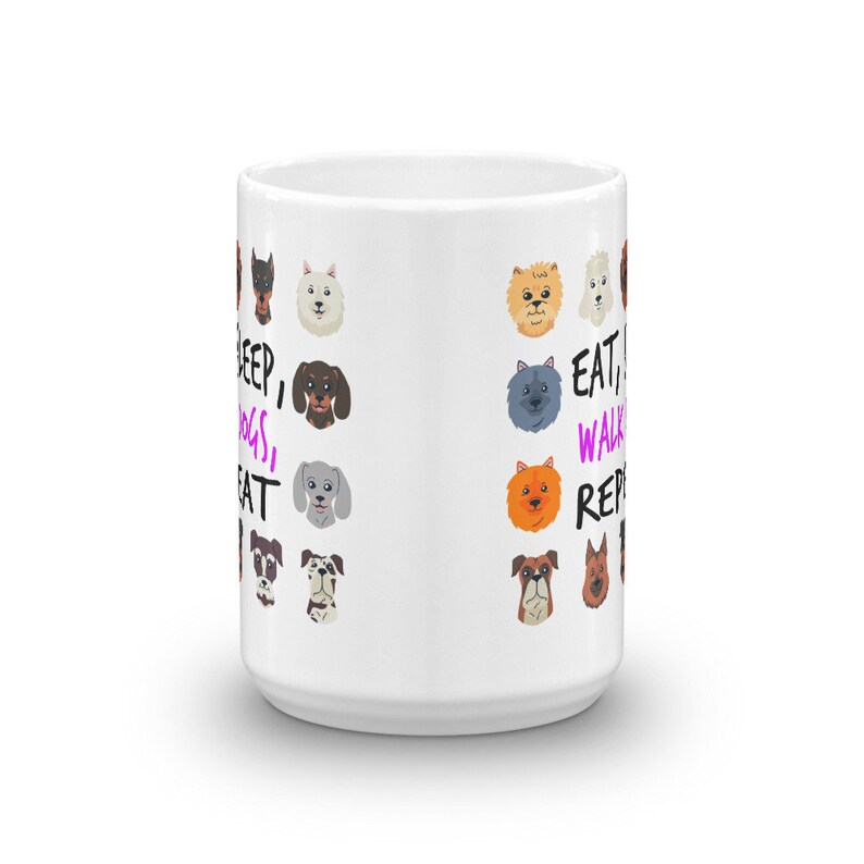 Dog Walker Gift Dog Walker Mug Dog Walking Gift Dog Walking Mug Walking Dogs Dogwalker Mug Love Walking Dogs Coffee Mug image 6