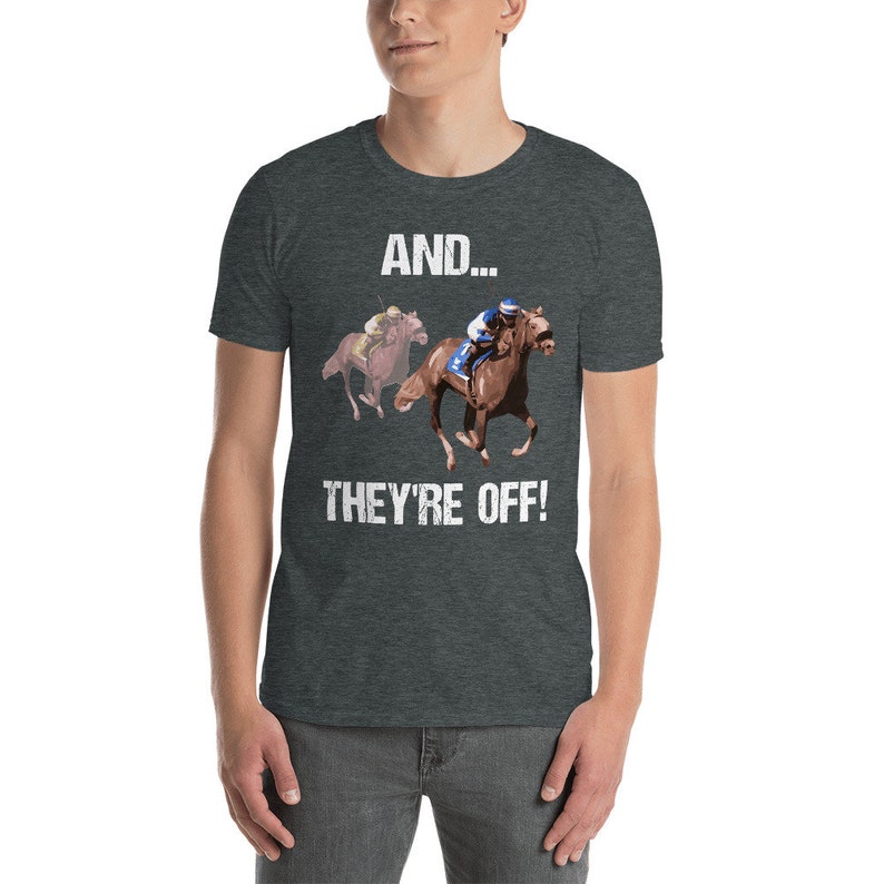 Horse Racing Shirt Funny Horse Racing T Shirt Horse Race Track T-Shirt Horse Racing Gift Horse Betting Horse Race Lover Horse Track Gift image 6