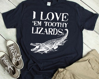 Funny Alligator T-Shirt, Sarcastic Gator Lizard Tee