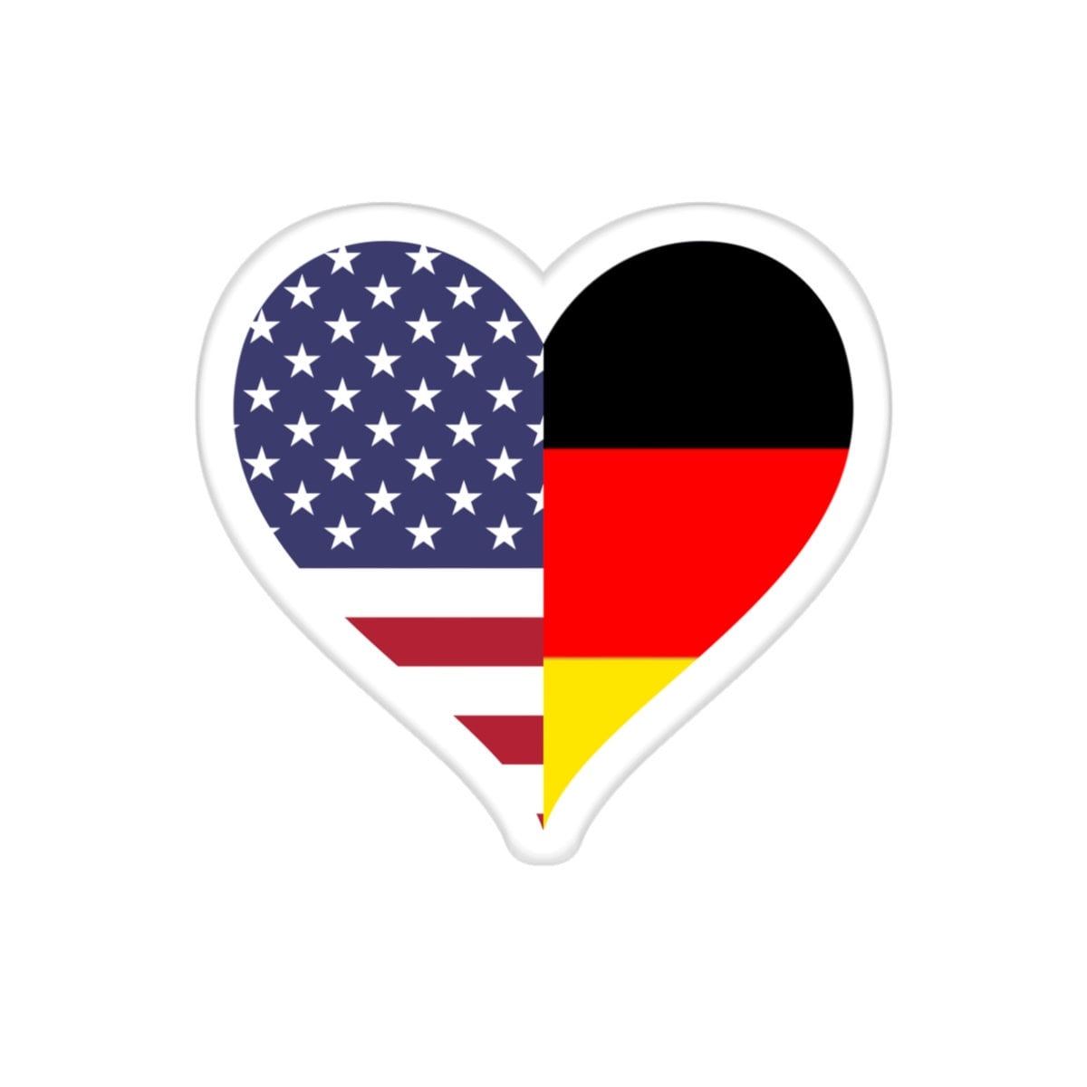 Germania, Germania E Stati Uni D'America, America, USA E Festa Del Capodanno Sventolano Bandiere Di Fuochi Artificio Scatenano Combinazione Due Flag Image163858194