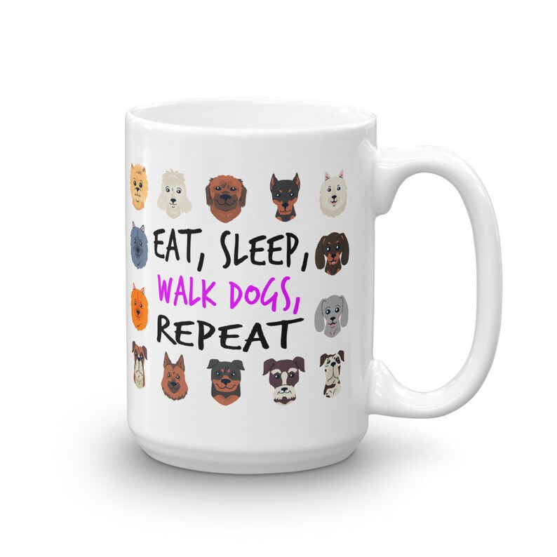 Dog Walker Gift Dog Walker Mug Dog Walking Gift Dog Walking Mug Walking Dogs Dogwalker Mug Love Walking Dogs Coffee Mug image 4