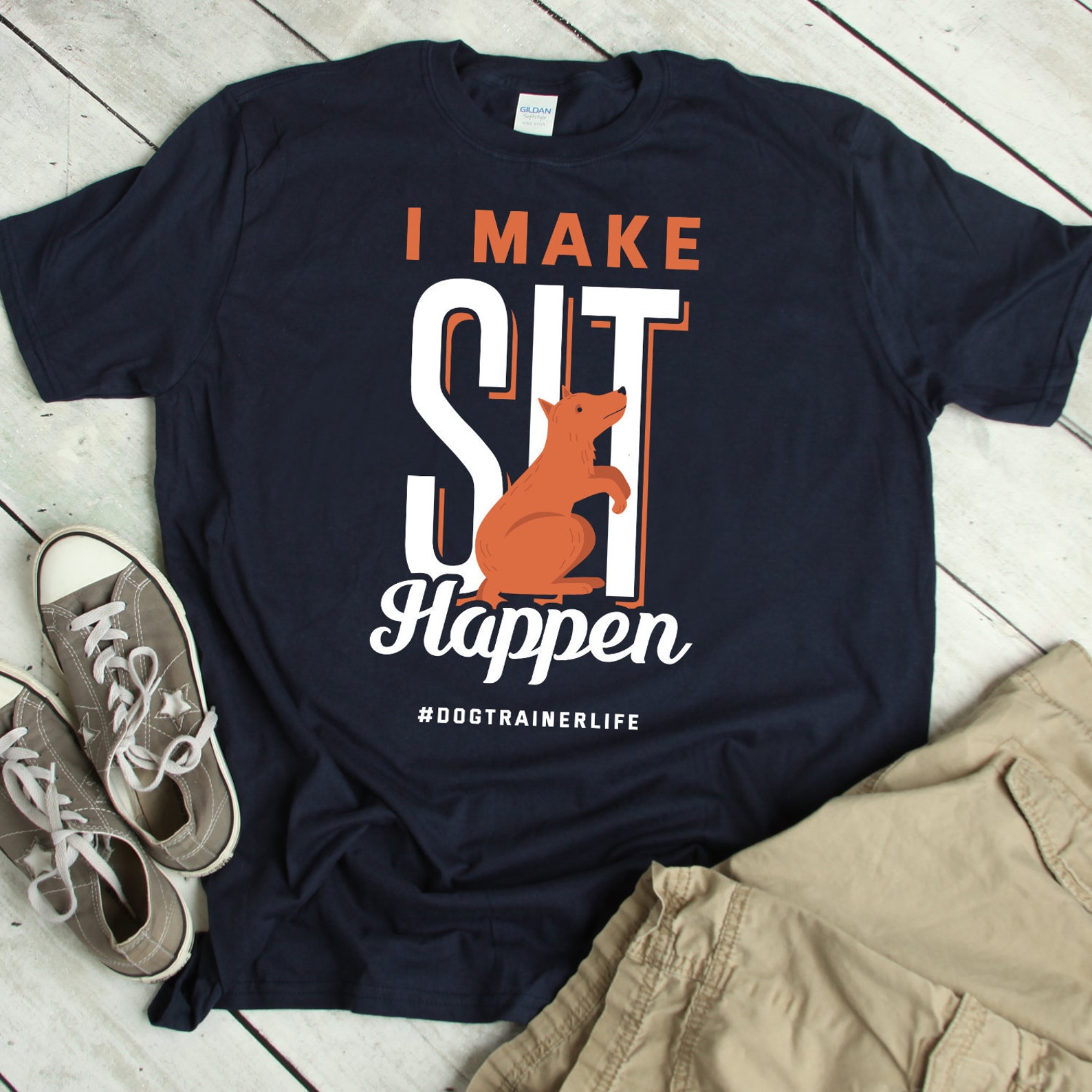 Dog Trainer Shirt Funny Dog Training Tshirt Dog Trainer Gift Etsy