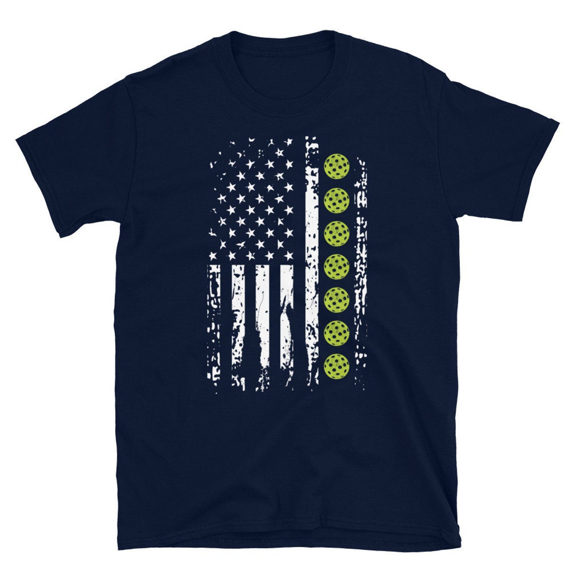 Pickleball Shirt Pickleball Player Gift American Flag With Etsy