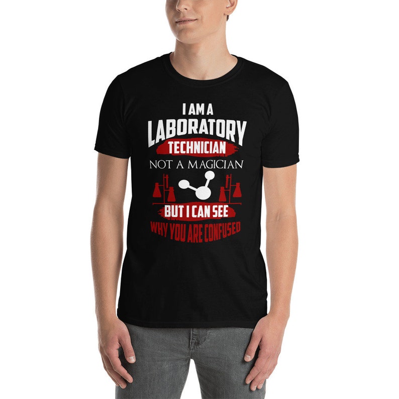 Lab Tech Shirt Funny Lab Tech Gift Laboratory Technician T Etsy