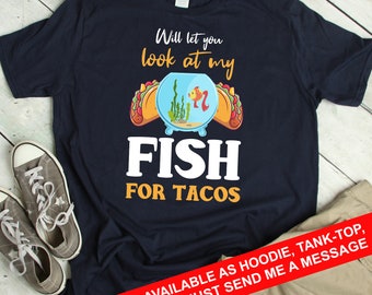 Aquarium Shirt Lustige Taco Liebhaber Fisch Liebhaber Aquarist Shirt Aquarianer Geschenk Aquarium Fisch Liebhaber TShirt Fisch T-Shirt Aquarium T Shirt