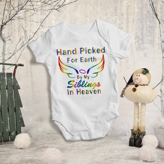 Handpicked For Earth By My Brother Vest And Bib Set