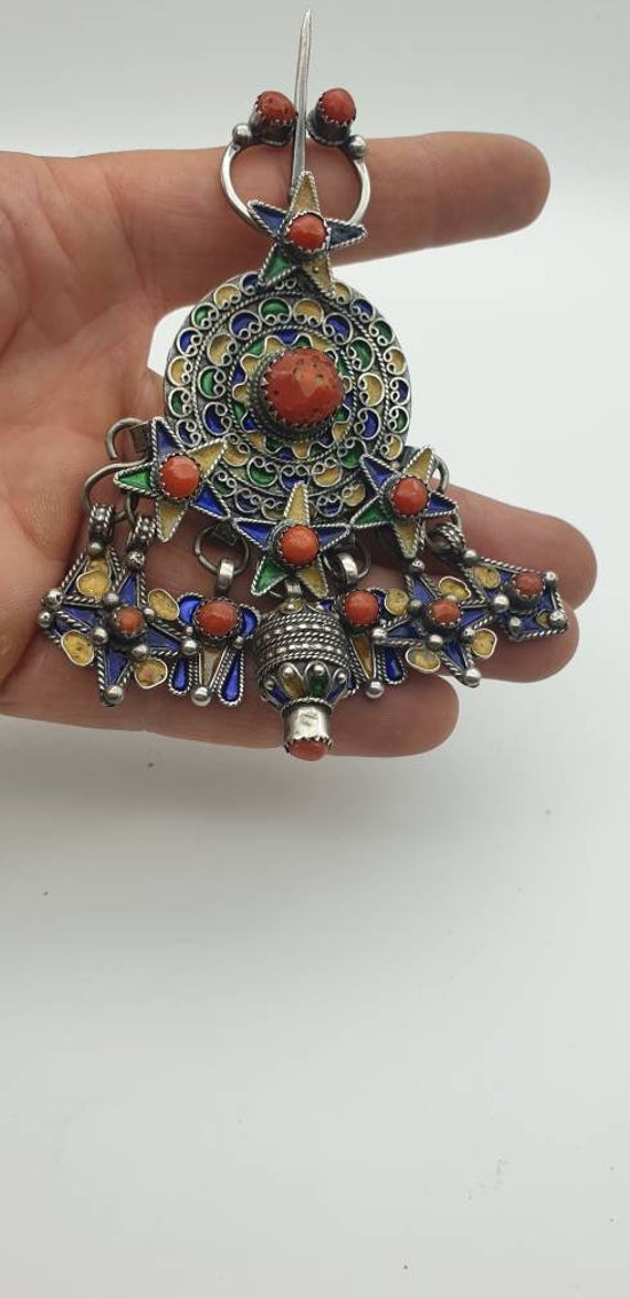 Kabyle jewelry brooch - image 4