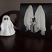 Stacy Peters reviewed Square ghost print; Ghost photo; Ghost couple; Best friends; Til Death; Ghost art; Halloween art; Halloween print; Halloween decor; Ghosts