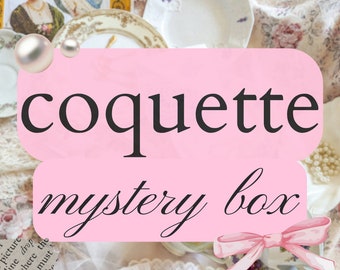 Vintage Coquette Mystery Box - Girly, Romantic, Royalcore Aesthetic