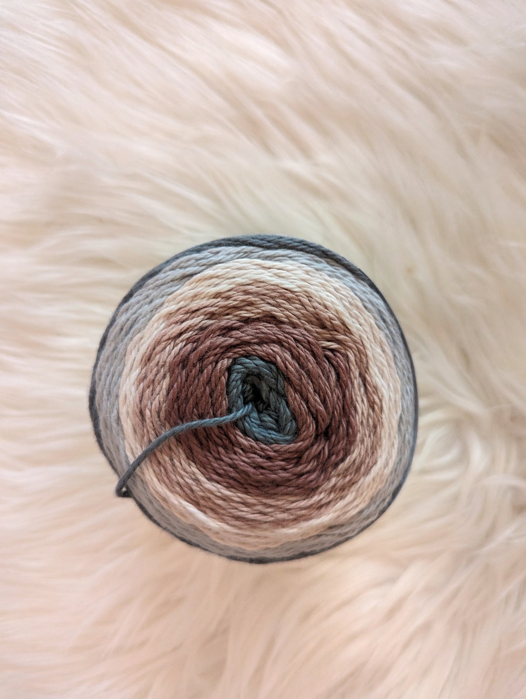 Yarn Bee Sugarwheel Cotton in Nutmeg Nibbles Etsy