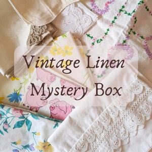 Vintage Linen Mystery Box