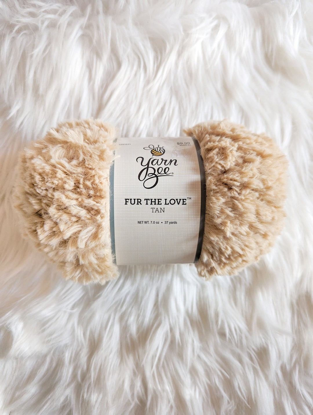 Yarn Bee Fur the Love Tan Discontinued Yarn Etsy