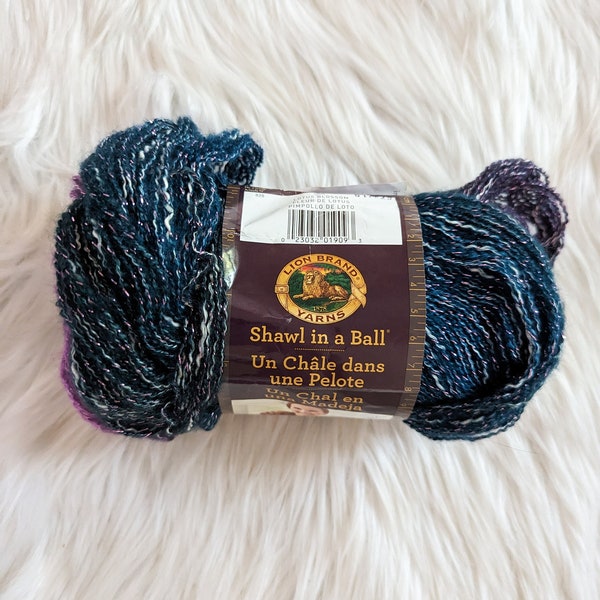 Lion Brand Shawl in a Ball - Lotus Blossom - Partial Ball - Discontinued yarn