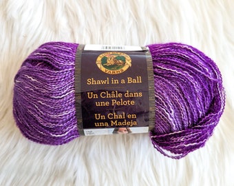 Lion Brand Shawl in a Ball - Mindful Mauve - Discontinued yarn