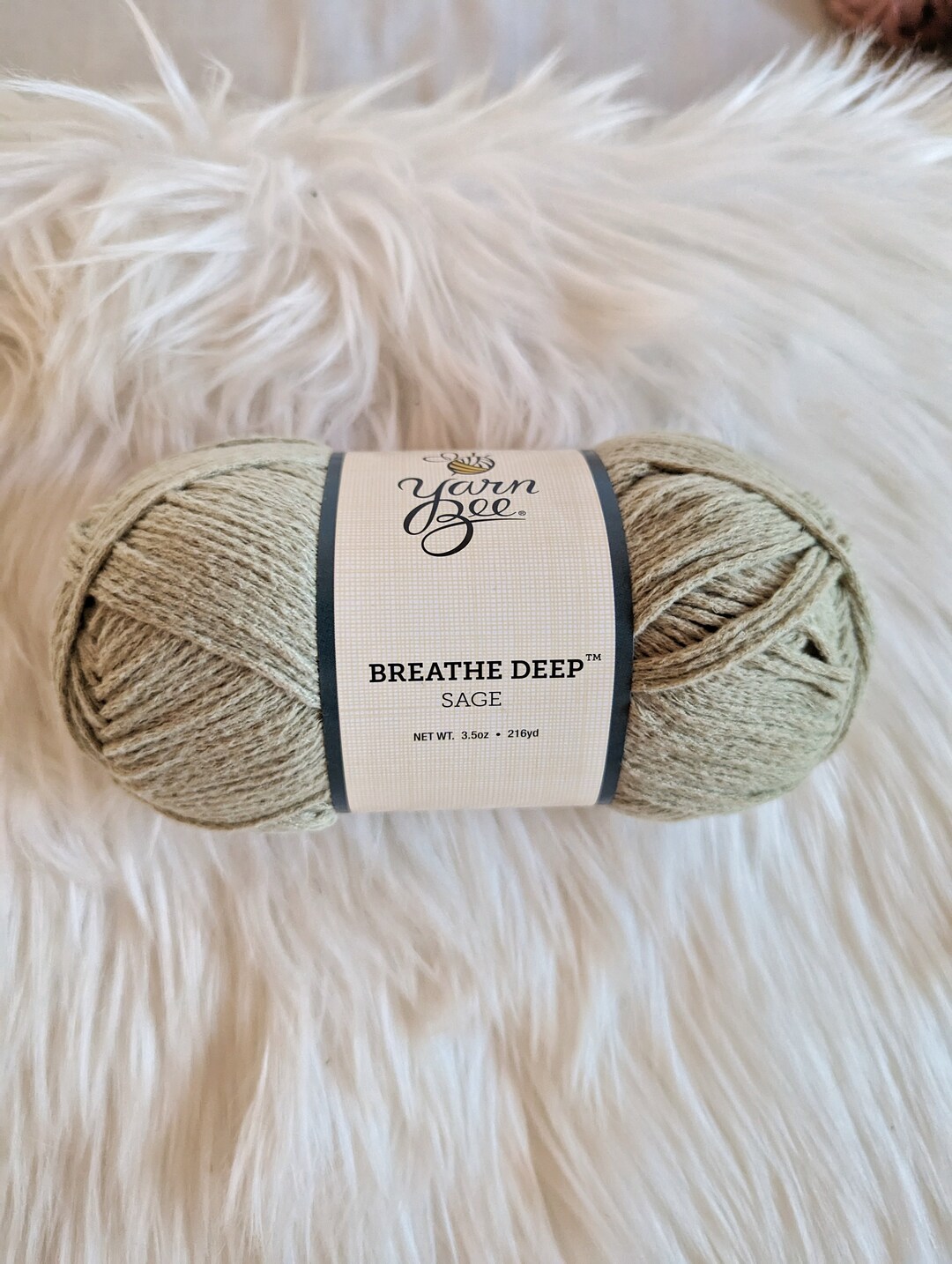 Yarn Bee Breathe Deep Sage Discontinued Yarn Etsy