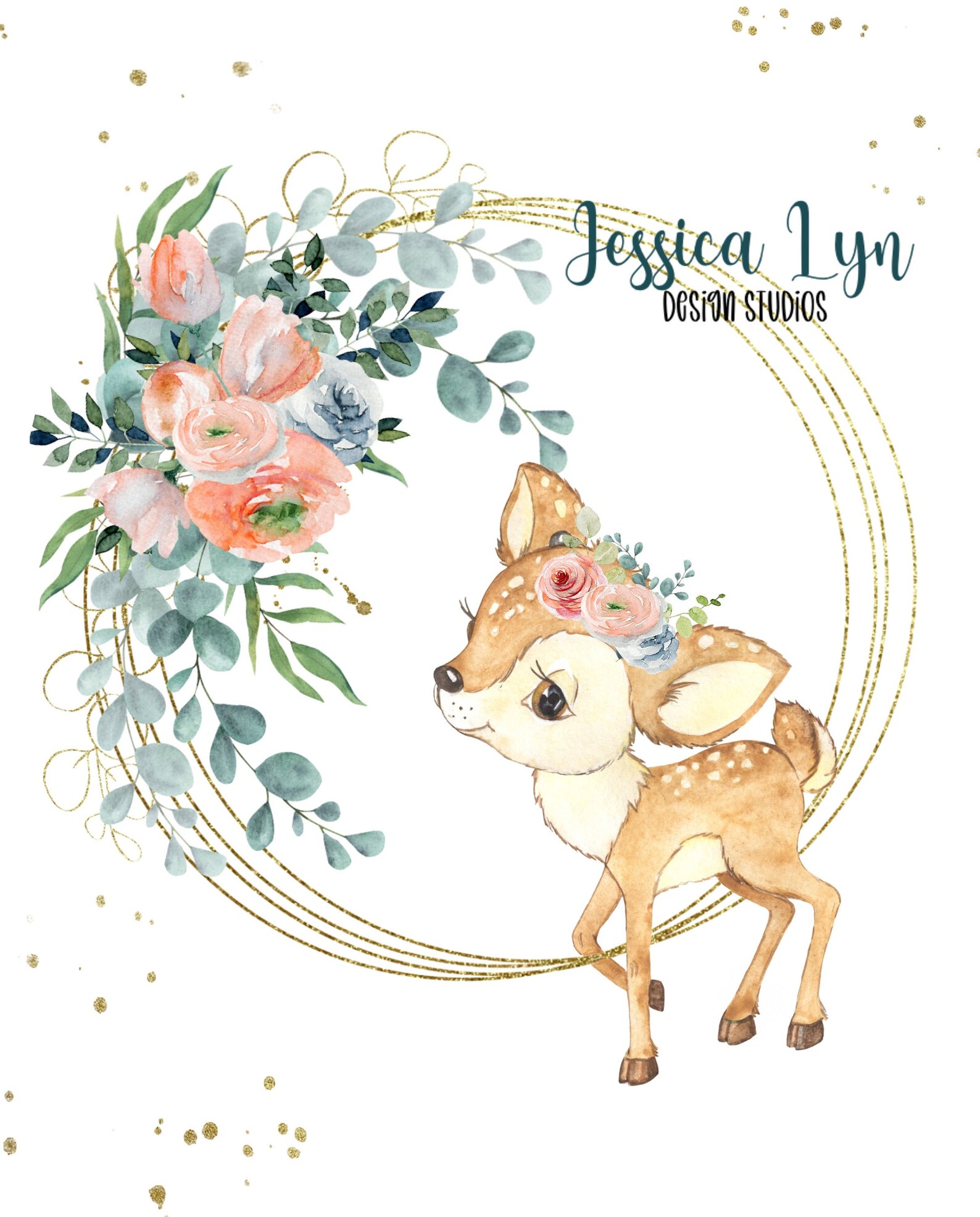 Fawn nursery decor woodland nursery nursery wall art Etsy