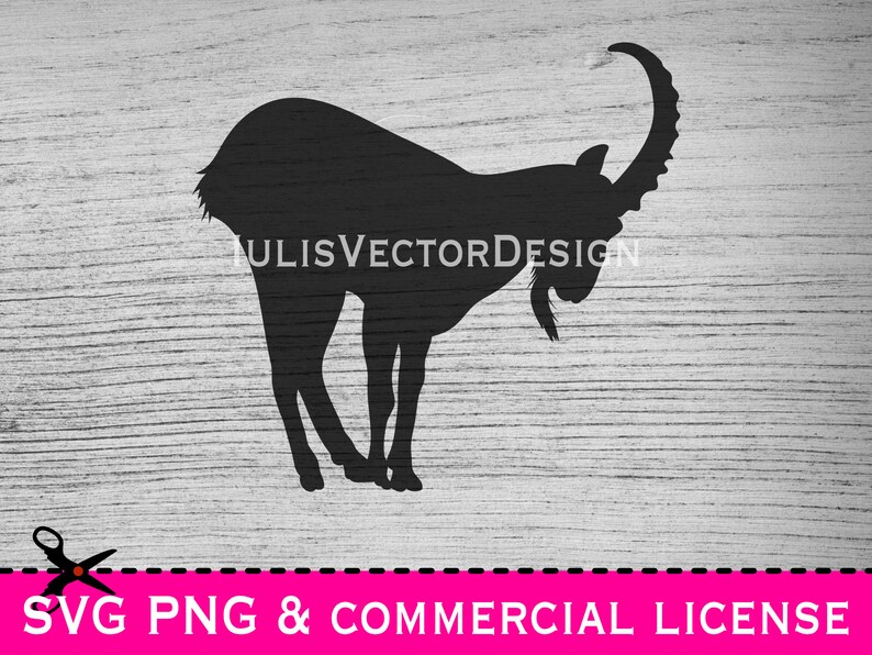 Download Clip Art Goat Vector Files Goat Svg Wild Goat Vector Art Wild Goat Silhouette Wild Goat Svg Commercial License Cut Files Wild Animal Svg Art Collectibles