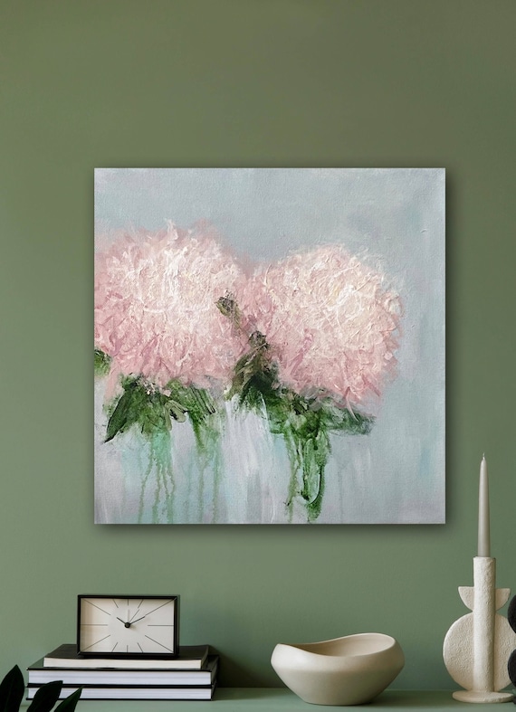 Pink Blooms       12 x 12