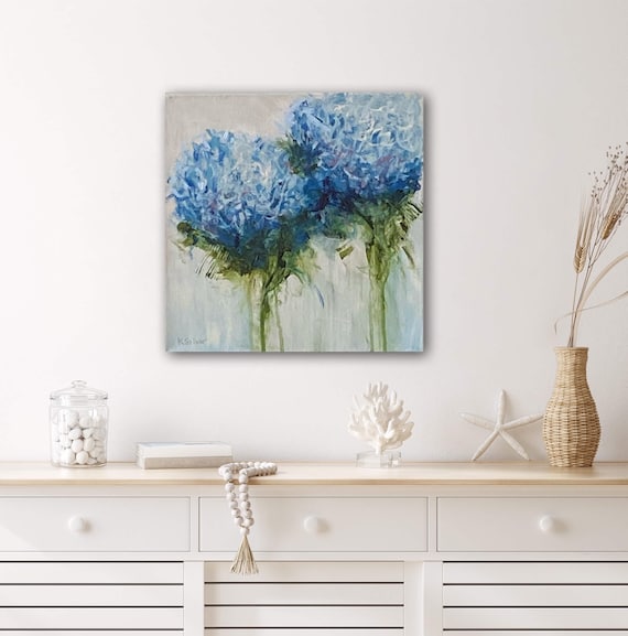 Blue Blooms IV   12h x 12h