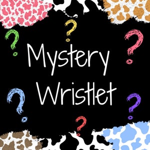 Mystery wristlet| Surprise wristlet| silicone wristlet| silicone keychain|