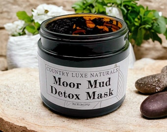 Moor Mud Mask, Detox Mineral Mask, Minimalist Spa Skincare, Complexion Skin Treatment, Fragrance Free Cleansing Facial, Mother's Day Gifts