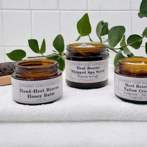 Coffret cadeau soin des pieds, gommage fouetté pour les pieds au spa, baume pour les pieds cicatrisant au miel, panier-cadeau pour la fête des pères, coffret cadeau, coffret soins personnels